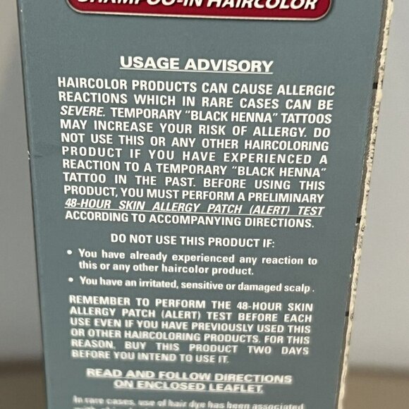 Just for Men Original Formula #H-50 Darkest Brown Shampoo-In Hair Color - Picture 6 of 15